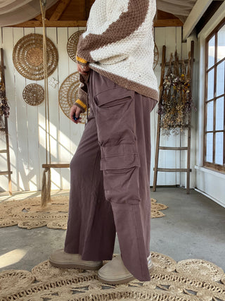 The Chocolate Chip Cargo Terry Pants