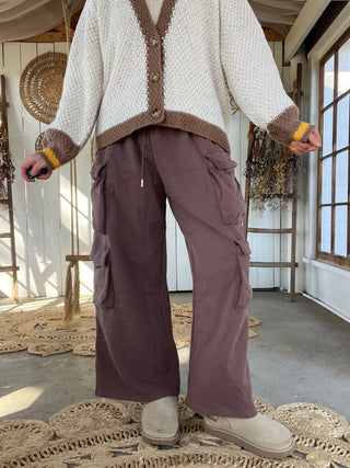 The Chocolate Chip Cargo Terry Pants