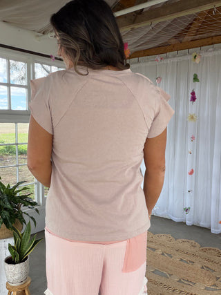 The Sway By The Bay Tee - TAN