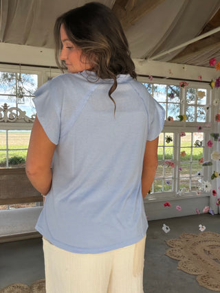 The Sway By The Bay Tee - BLUE