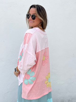 Flower Patches Mineral Washed Top