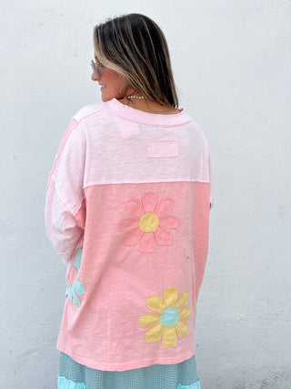Flower Patches Mineral Washed Top