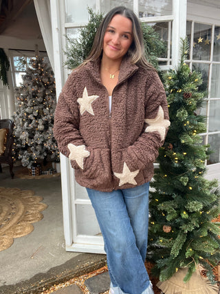 The Cosmic Cloud Jacket - MOCHA