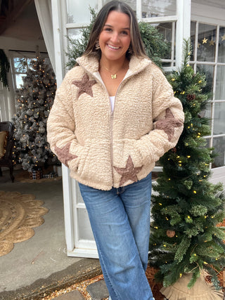 The Cosmic Cloud Jacket - CREAM