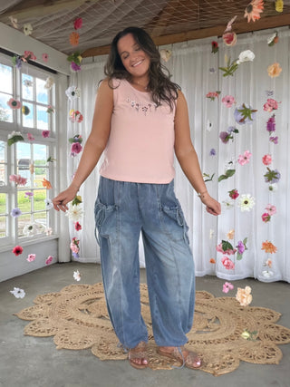 The Kissed By The Ocean Denim Pants