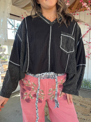 The High Tide Top - BLACK