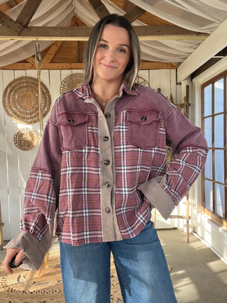 The Amber Grove Plaid Shacket