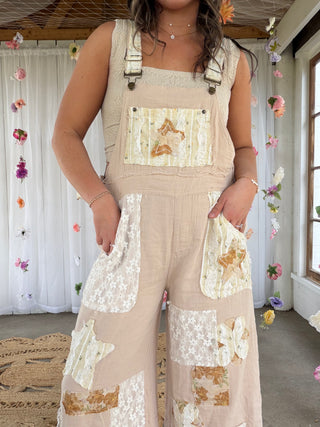 The Midnight Gaze Overalls - TAN