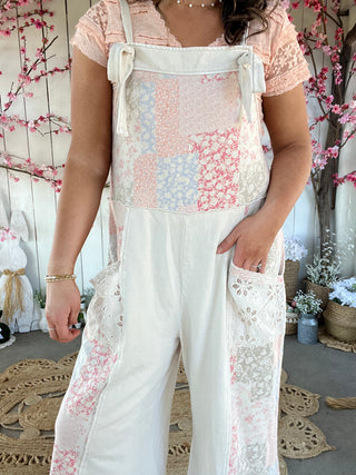 Dream In Color Patch Overalls (FINAL SALE)