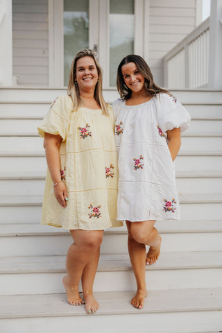 The Tide Water Romance Dress - YELLOW