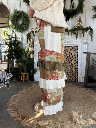 The Frost Ruffle Pants - CAMEL