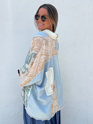Go To Patchwork Boho Top