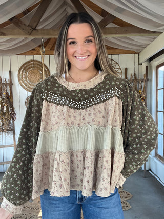 The Summer End Top - OLIVE