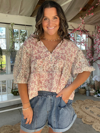 The Miles Floral Top