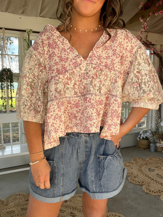 The Miles Floral Top