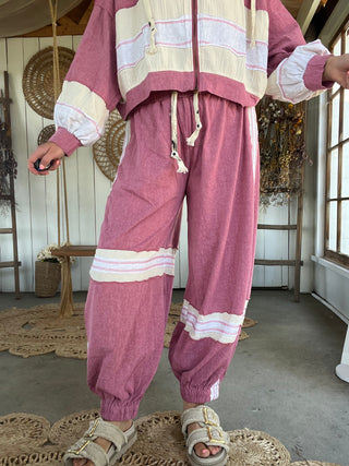 The Jet Glam Joggers - PINK