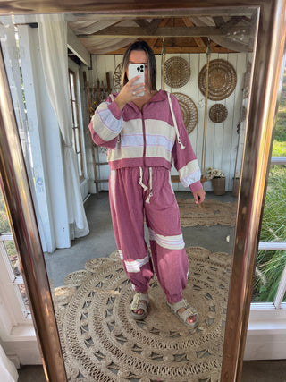 The Jet Glam Joggers - PINK