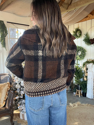 The Pecan Cream Zip Up