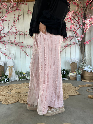 The Miami Lace Pants - BLUSH