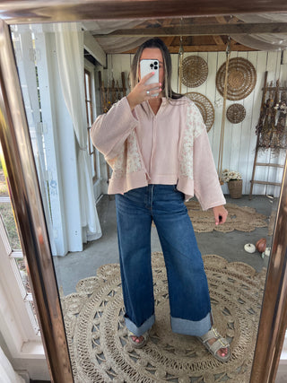 The Blush Autumn Quilted Top