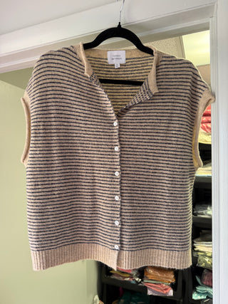 things between striped vest
