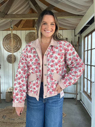 The Floral Whispers of Fall Jacket