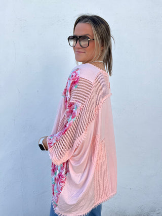 Crystle Top - PINK FLORAL