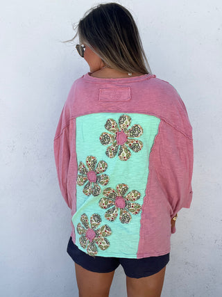 Pink Garden Top