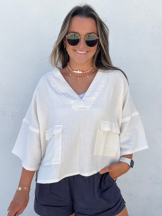 The Serenity Pocket Tee