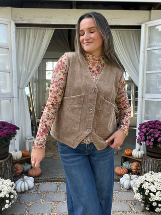 The Maple Nut Corduroy Vest