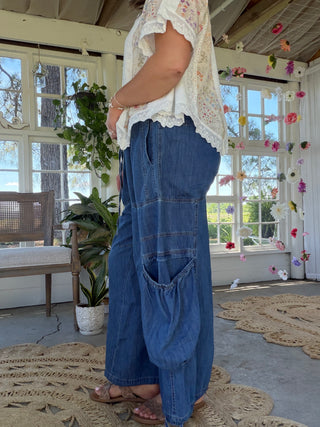 The Mermaid By The Sea Denim Pants