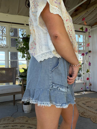 The Sage Shorts - DENIM