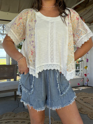 The Sage Shorts - DENIM