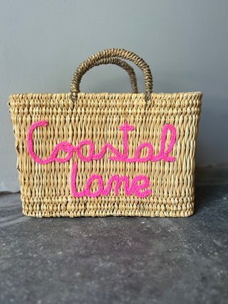 The Coastal Lane Straw Bag