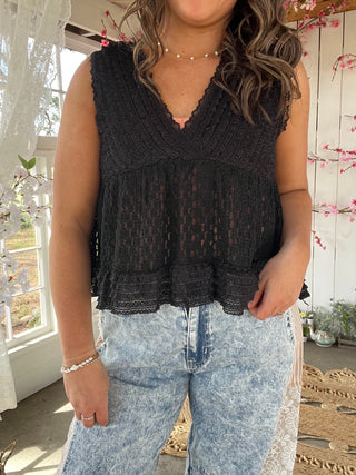 The Calista Ruffle Tank