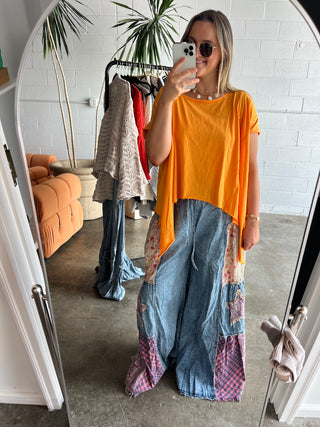 Starry Stroll Wide Leg Pants