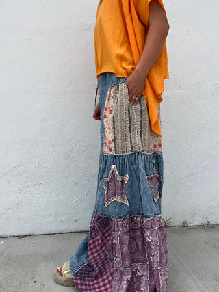 Starry Stroll Wide Leg Pants
