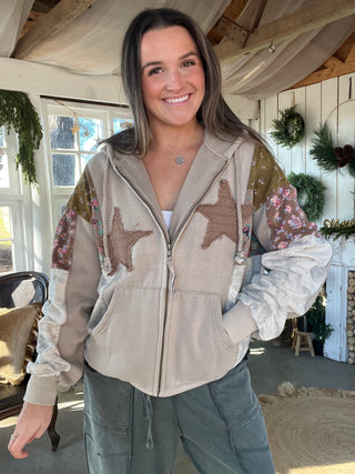 The Cross Star Zip Up