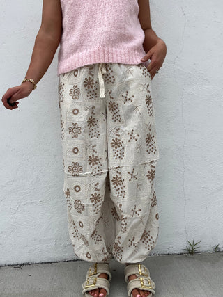 The Mosaics Embroidered Pants