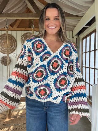 The Harvest Hug Crochet Sweater