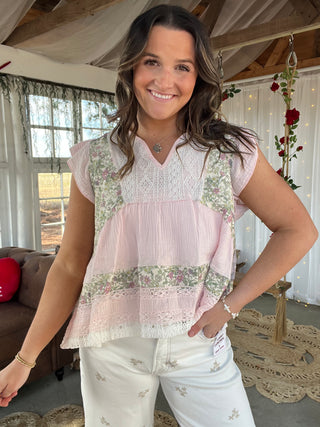 The Miley Floral Top - PREORDER 02/23