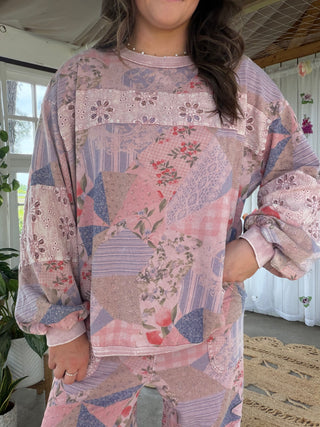 The Vintage Vacay Top  - VINTAGE ROSE