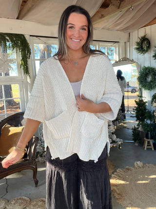 The On The Go Cardigan - CREAM