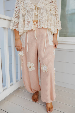 The Calm Current Joggers - PINK