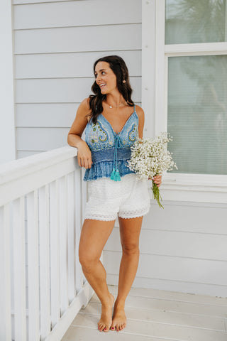 The Puerto Rico Beaded Tank Top