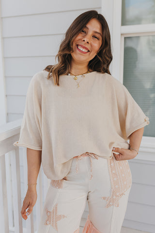 The Kimmy Knit Sweater - CREAM