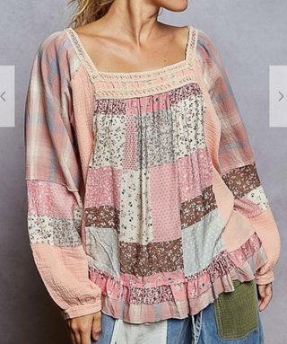 The Sable Patch Top - PINK