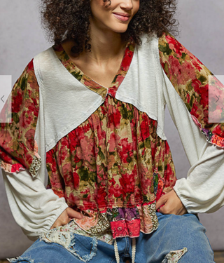 The Selena Floral Top