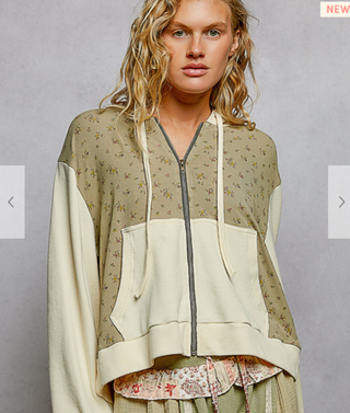 The Winnie Zip up - SAGE