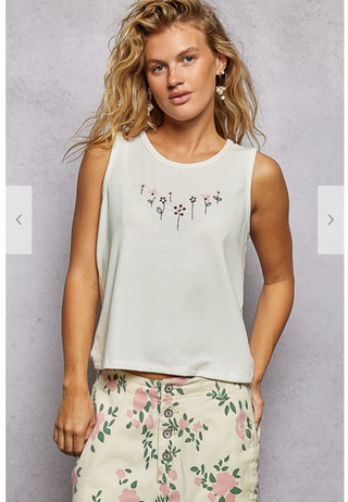 Pretty Petals Tank (ALL COLORS)